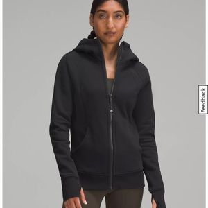 Lululemon Black Sciba Hoodie GUC 12 Full Zip